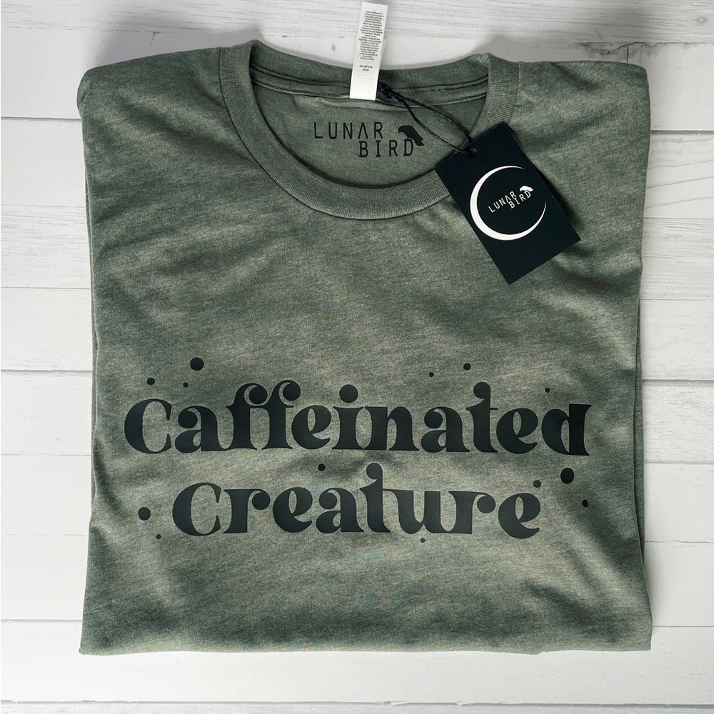 Caffeinated creature | coffee lovers tee